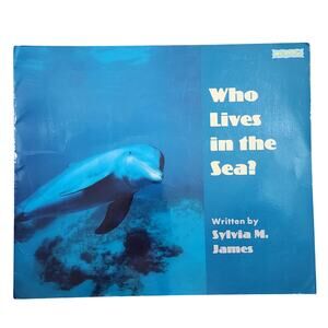 19x16 XXL Circle Time Kids Book - Who Lives in the Sea?